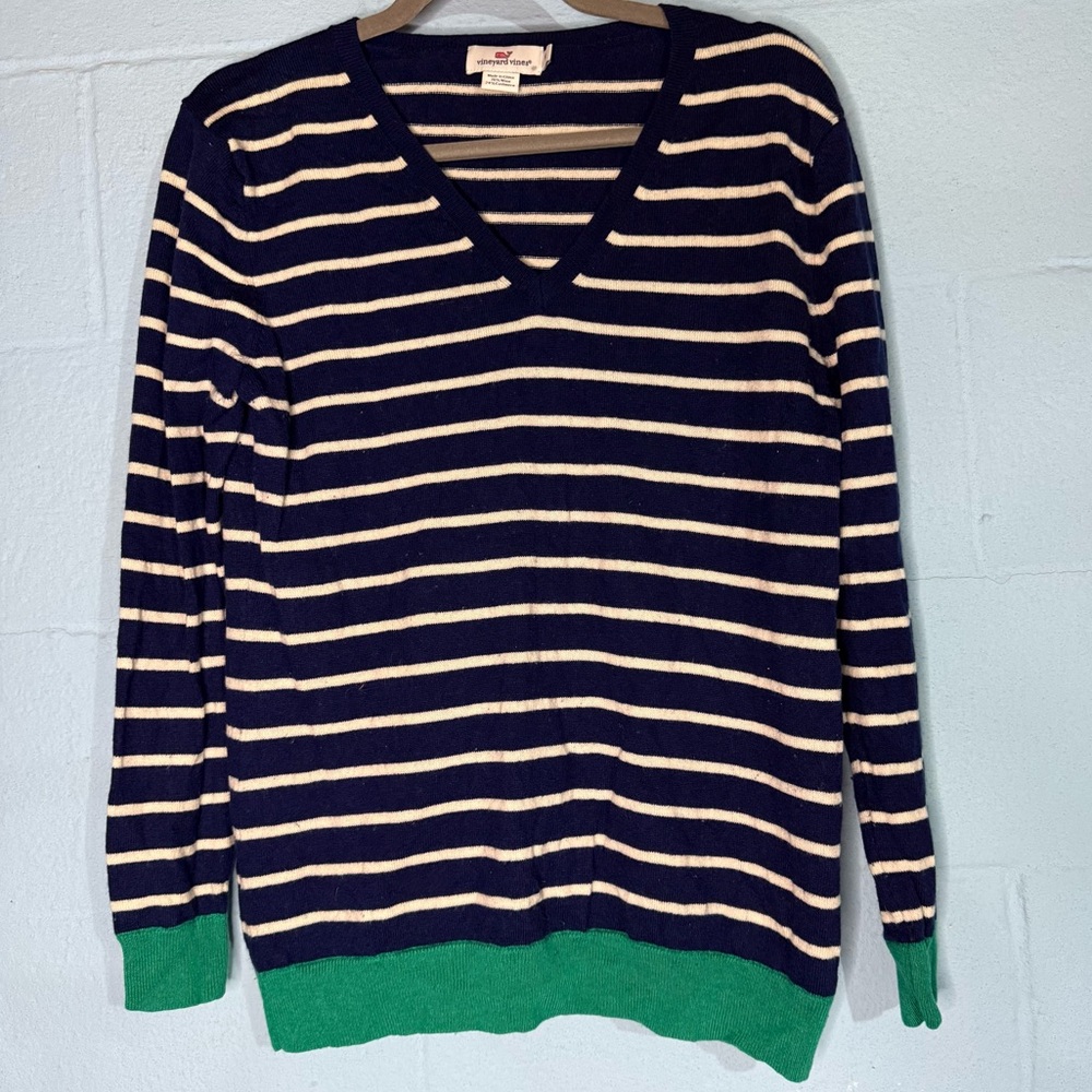 Vineyard Vines Cashmere Blend Striped Sweater